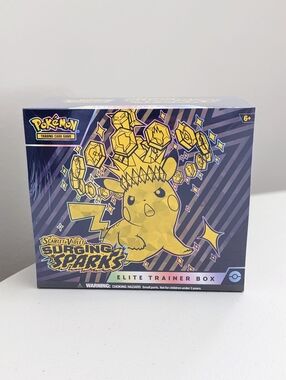 NEW ⚡ Surging Sparks ⚡ Elite Trainer Box ETB ⚡ Factory sealed ⚡ Pokemon Cards